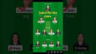 SA-W vs SCO-W Dream 11 Prediction | SA-W vs SCO-W Dream 11 Team #shorts #short #trending #video