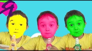 Learn Colors with Color Candy Educational video for children kids toddlers & Finger Family Song 0+