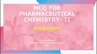 MCQ ON  ANTICONVULSANT