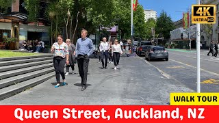 [4K] Queen Street, Auckland CBD New Zealand 2023 | Relaxing City walk