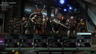 XCOM 2 WOTC endgame - 4 rangers, a templar, skirmisher, and specialist (one died!)