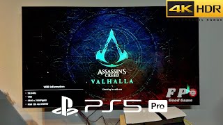 Assassin's Creed Valhalla PS5 Pro Gameplay With LG Oled TV 4K (Quality Mode 60FPS)