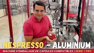 Machine d'Emballage de Capsules | NESPRESSO ALUMINIUM | Pour Café et Thé | SERIE-1 PRO | INNOENVAS ✅