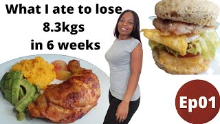 WHAT I EAT IN A DAY to lose weight, HOW I LOST 8.3kgs in 6 weeks, Ep01