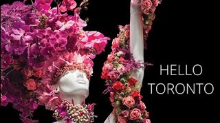 Beautiful Flowers! Fleurs De Villes Pop Up Flower Art comes to Bloor-Yorkville in Toronto