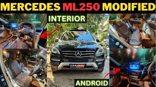 MERCEDES ML250 loaded with ANDROID System + 360° Camera ✨ Premium INTERIOR Upgrade ✅| CAR MAN INDIA