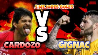 GIGNAC VS CARDOZO 5 MEJORES GOLES