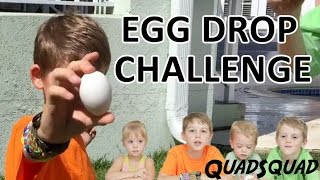 EGG DROP CHALLENGE!  Try not to break it!