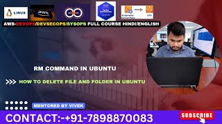 how to delete file and folder in ubuntu linux || what is rm command in ubuntu linux || rm in linux