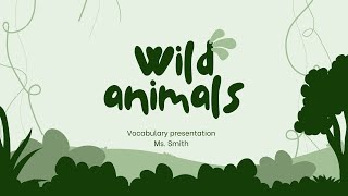 Wild Animals for Kids | Learn new Vocabulary