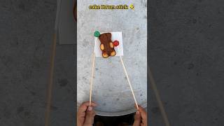 Bear cake Drum sticks challenge #shorts #mrjustlikewow