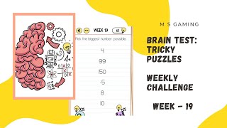 Brain Test: Tricky Puzzles Weekly Challenge, Week - 19 || Walkthrough Solution || #shorts