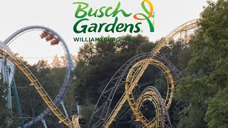 We Got to LOOK at Pantheon! + Is Alpengeist the Most Insane B&M Invert? - Busch Gardens Williamsburg