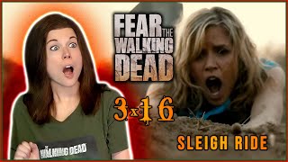 FEAR THE WALKING DEAD 3x16 REACTION!! 🛷🎅"Sleigh Ride"🎄❄