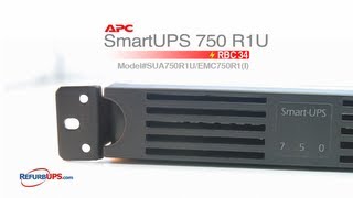 RBC34 Battery Replacement for APC SmartUPS 750 R1U