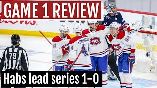 A Tainted Victory for the Habs in Game 1