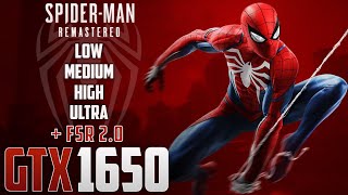 Marvel’s Spider-Man Remastered | GTX 1650 | 1080P + All Settings + FSR 2.0 | Performance Tasted.