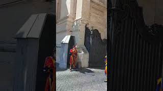 St Peter's Square Guards in Vatican #fun #travel #shorts #art #history #lifestyle #life #beautiful