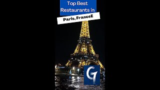 Top Best Restaurants in Paris #shorts