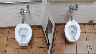 1084: 2 American Standard Afton Toilets - Arby's Unisex Restrooms 🚻