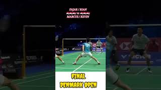 all indonesian final Marcus/kavin vs Fajar/Rian, full video cek diskripsi #final Denmark open