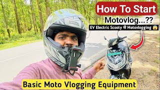 Motovlogging Setup|Making The Best Moto Vlogging Setup With Iphone😱