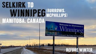 Selkirk to Winnipeg, Manitoba, Canada - Before Winter | 4K Driving |