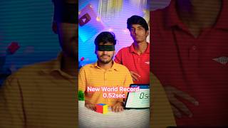 New world record of 3 by 3 cube #comedy #funny #funnymoment