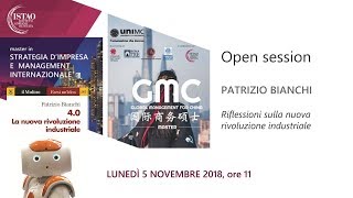 Riflessioni sulla nuova rivoluzione industriale - Patrizio Bianchi - ISTAO