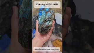 Natural Labradorite Rough Stone Cluster #shorts #youtubeshorts #ytshorts #crystals #crystalhealing