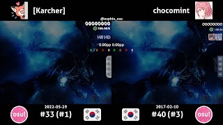 [Karcher] vs chocomint | Seiryu - BLUE DRAGON [Blue Dragon] +HDHR