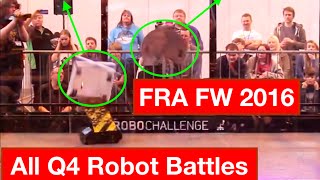 RC Combat Robot Wars - All Battles for Q4 - 2016 RC International Championships Qualifying Rounds