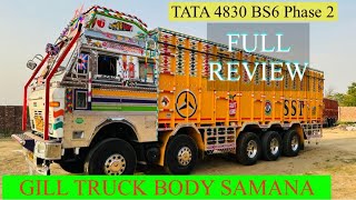 TATA 4830 BS6 Phase 2 Body Work and modification Full Review