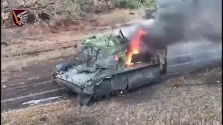 Russian Armoured Column Defeated Near Kurakhove -- Five BMPs and One Tank Destroyed