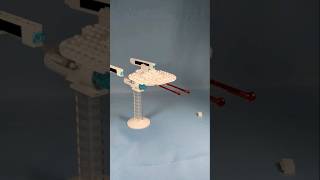 Custom LEGO NCC-1701 Enterprise From Star Trek! #lego #startrek #enterprise #starwars #moc #shorts