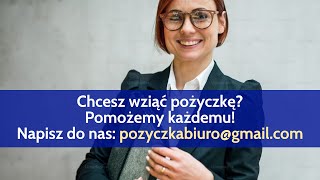 Weź pożyczkę na dowolny cel – pożyczka dla Ciebie szybko i łatwo! Skontaktuj się z nami mailowo!