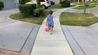 First Walk with Victoria- June 2020