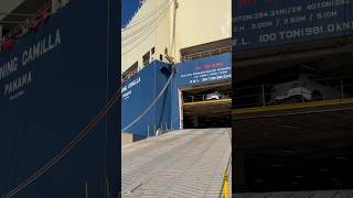 Cargo Ship in Port, Loading Operation #bigship #vessel