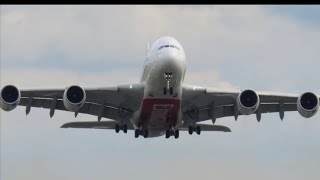 Emirates A380 Live Departure Birmingham airport #aviation #birminghamairport #emirates #live #planes