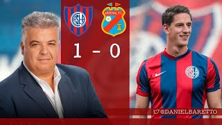 SAN LORENZO 1 ARSENAL 0 - Comentario de Daniel Baretto