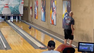 Almost got this split conversion the hard way! #shorts #bowling #pba #trickshots