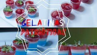 Gelatinas Patrióticas | Patriotic Jello Shots