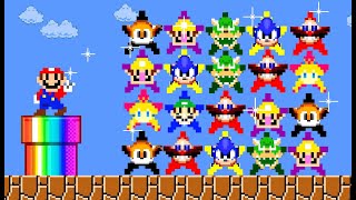 Super Mario Bros. but there are More Custom Super Star All Sonic Characters! | N2TB STORY GAME