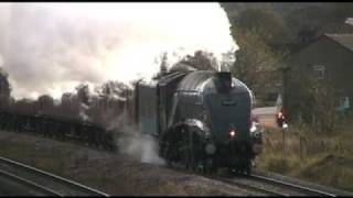 A4 Sir Nigel Gresley on the Cheshireman on Nov 8th 2008