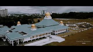 Masjid Darul Hana, Kuching Sarawak Drone View