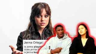 FIRST TIME REACTING TO Jenna Ortega Answers the Web's Most Searched Questions | WIRED