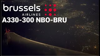 Brussels Airlines - A330 Takeoff from Nairobi