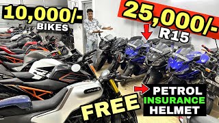 Second hand bike in Delhi ! Cheapest Price bike ! Delhi bike market ! Second hand R15 Bikes