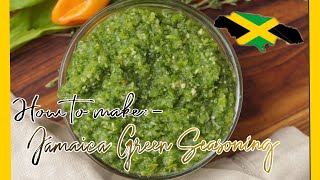 HOW TO MAKE JAMAICAN GREEN SEASONING