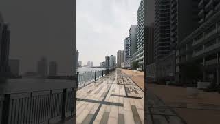 Rain at The Dubai Canal